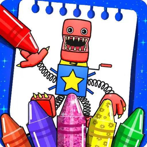 Play Boxy boo coloring book APK