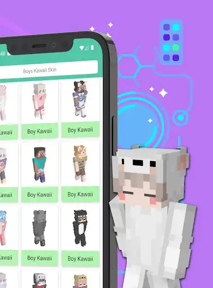 Play Boy Kawaii Skin For Minecraft as an online game Boy Kawaii Skin For Minecraft with UptoPlay