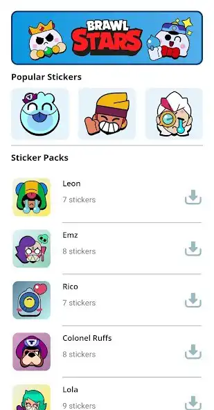 Play Brawl Stars Pins－WAStickerApps  and enjoy Brawl Stars Pins－WAStickerApps with UptoPlay