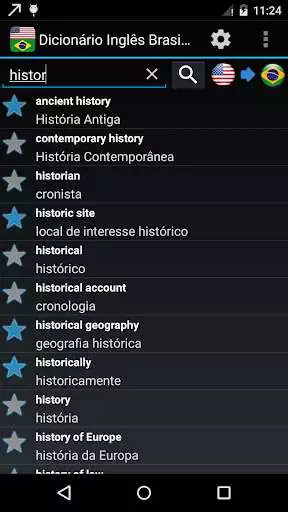 Play Brazilian English Dictionary OFFLINE  and enjoy Brazilian English Dictionary OFFLINE with UptoPlay