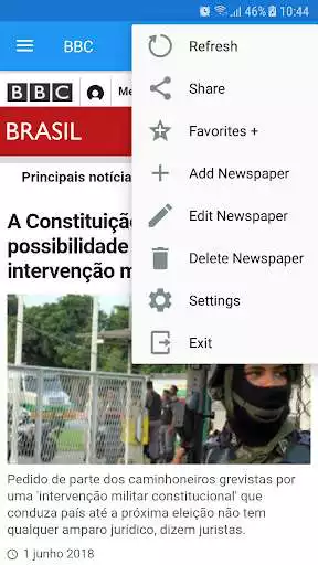 Play APK Brazil newspapers  and enjoy Brazil newspapers with UptoPlay com.worldsallnews.brazilnewspapers