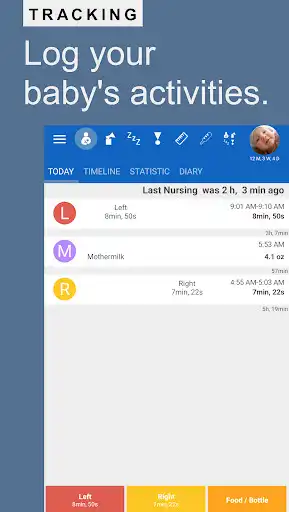 Play Breastfeeding - Baby Tracker  and enjoy Breastfeeding - Baby Tracker with UptoPlay