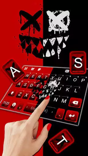 Play Bred Mask Devil Keyboard Background as an online game Bred Mask Devil Keyboard Background with UptoPlay