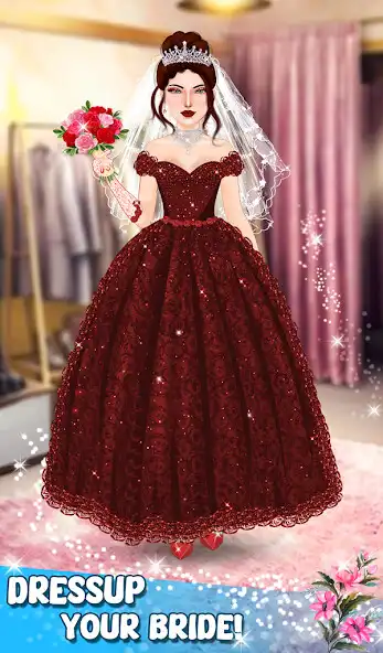 Play Bride Dress Up Wedding Stylist as an online game Bride Dress Up Wedding Stylist with UptoPlay