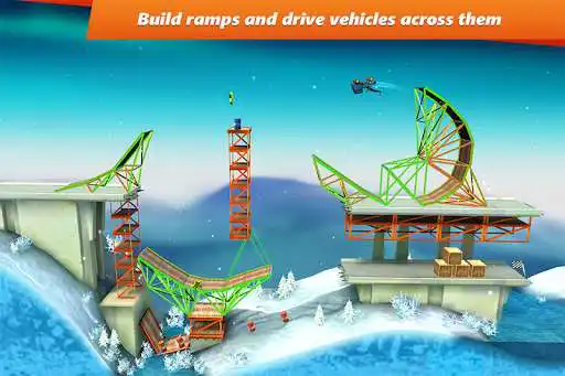 Play Bridge Constructor Stunts  and enjoy Bridge Constructor Stunts with UptoPlay