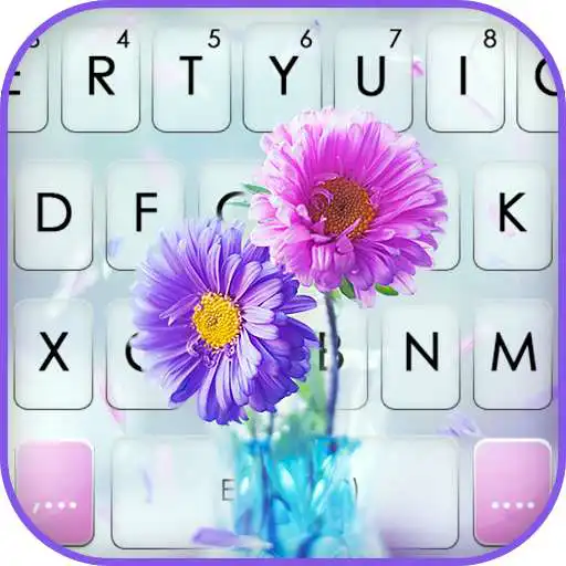 Play Bright Flower Keyboard Background APK