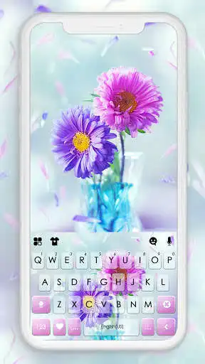 Play Bright Flower Keyboard Background  and enjoy Bright Flower Keyboard Background with UptoPlay