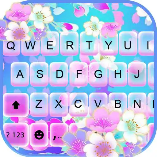 Play Bright Flowers 2 Keyboard Background APK