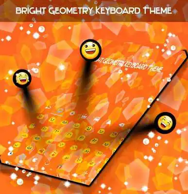 Play Bright Geometry Keyboard Theme