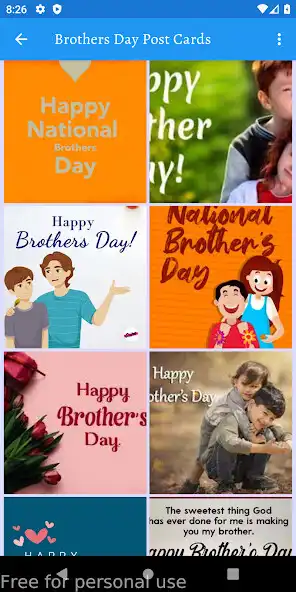 Play Brothers Day Greetings  and enjoy Brothers Day Greetings with UptoPlay