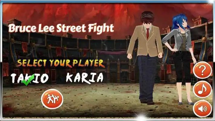 Play Bruce Lee Street Fight