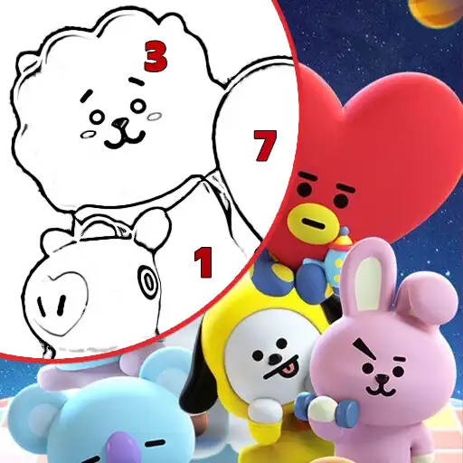 Play BT21 Coloring Page BTS APK