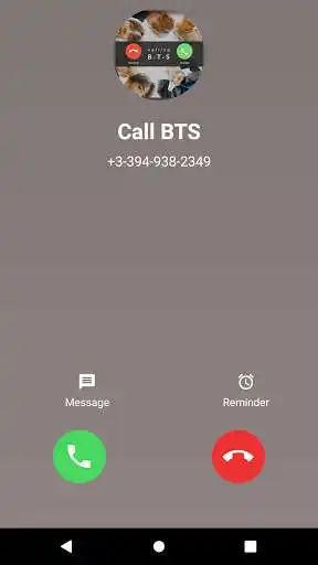 Play BTS Call Fake And Chat as an online game BTS Call Fake And Chat with UptoPlay