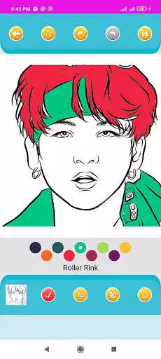 Play BTS Coloring Book Offline as an online game BTS Coloring Book Offline with UptoPlay