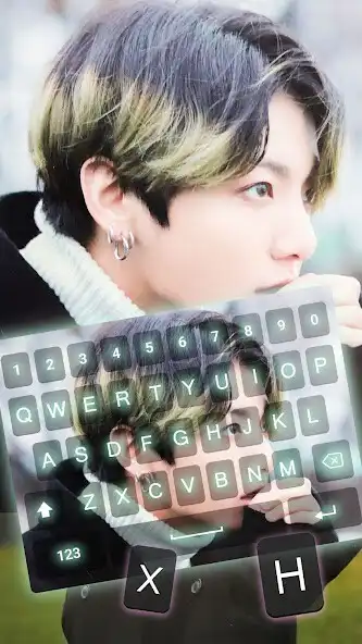 Play BTS Jungkook Keyboard Theme  and enjoy BTS Jungkook Keyboard Theme with UptoPlay