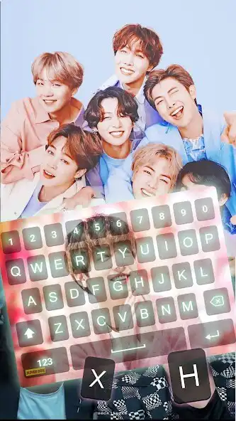 Play BTS Jungkook Keyboard Theme as an online game BTS Jungkook Keyboard Theme with UptoPlay