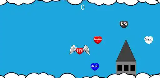 Play BTS Love Game - Flying Angel  and enjoy BTS Love Game - Flying Angel with UptoPlay