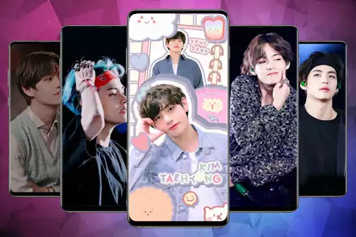 Play BTS V Wallpaper as an online game BTS V Wallpaper with UptoPlay