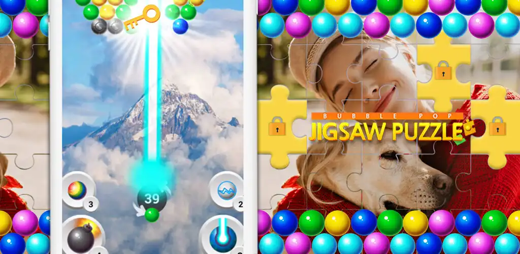 Play BubblePop - JigsawPuzzle  and enjoy BubblePop - JigsawPuzzle with UptoPlay