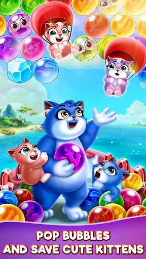 Play Bubble Shooter: Cat Pop Island  and enjoy Bubble Shooter: Cat Pop Island with UptoPlay