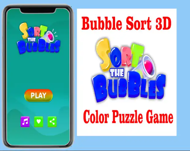 Play Bubble Sort 3D - Color Puzzle Game  and enjoy Bubble Sort 3D - Color Puzzle Game with UptoPlay