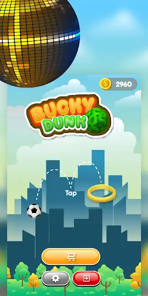 Play Bucky Dunk - Fly to Sky as an online game Bucky Dunk - Fly to Sky with UptoPlay