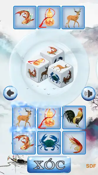 Play Bầu cua Thuỷ Mặc - 2022  and enjoy Bầu cua Thuỷ Mặc - 2022 with UptoPlay