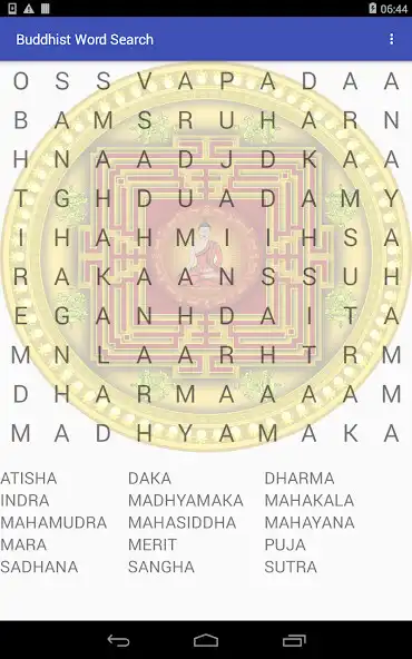 Play Buddhist Word Search  and enjoy Buddhist Word Search with UptoPlay