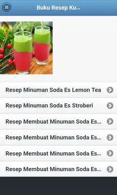 Play Buku Resep Kumpulan Minuman Yang Segar