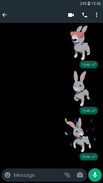 Play Bunny Stickers WAStickerApps  and enjoy Bunny Stickers WAStickerApps with UptoPlay