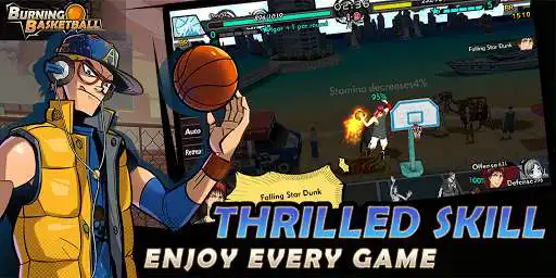 Play Burning Basketball as an online game Burning Basketball with UptoPlay