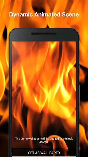 Play Burning Live Wallpaper