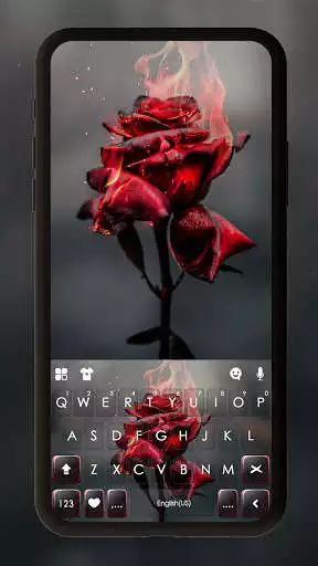 Play Burning Rose Keyboard Background  and enjoy Burning Rose Keyboard Background with UptoPlay