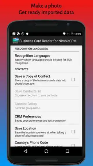 Play Business Card Reader for Nimble CRM  and enjoy Business Card Reader for Nimble CRM with UptoPlay