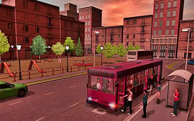 Play Bus Traffic City Racer 3D Free