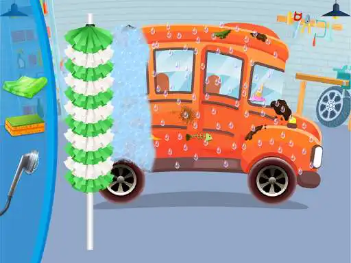 Play Bus Wash Salon - Repair Game  and enjoy Bus Wash Salon - Repair Game with UptoPlay