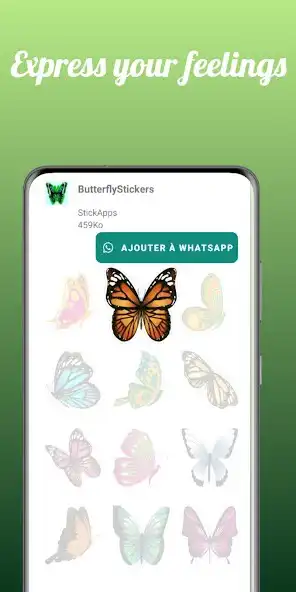 Play Butterflies Stickers as an online game Butterflies Stickers with UptoPlay