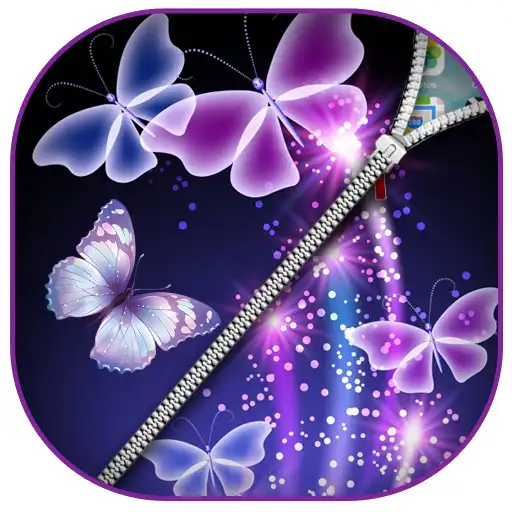 Play Butterfly Zipper Lock screen APK