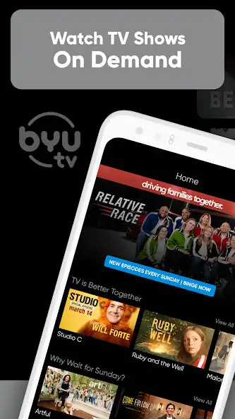 Play BYUtv: Binge TV Shows  Movies  and enjoy BYUtv: Binge TV Shows  Movies with UptoPlay