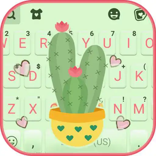 Play Cactus Love Keyboard Background APK