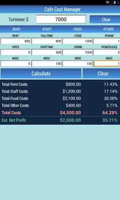 Play Cafe Cost Manager