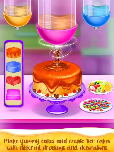 Play Cake Maker Cooking Cake Games as an online game Cake Maker Cooking Cake Games with UptoPlay