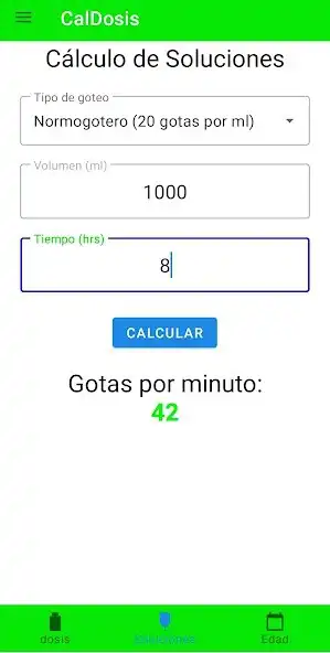 Play Calculadora de dosis
