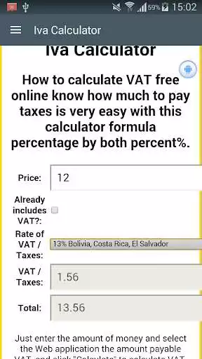 Play Calculadora de IVA  and enjoy Calculadora de IVA with UptoPlay