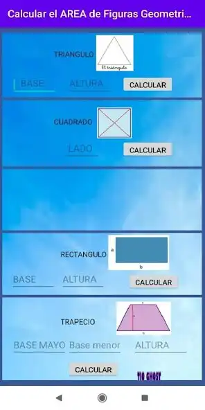 Play Calcular el AREA de Figuras Geometricas  and enjoy Calcular el AREA de Figuras Geometricas with UptoPlay