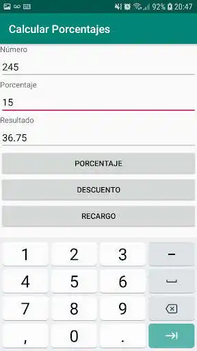 Play Calcular Porcentaje as an online game Calcular Porcentaje with UptoPlay
