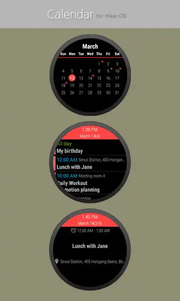 Play Calendar for Wear OS as an online game Calendar for Wear OS with UptoPlay