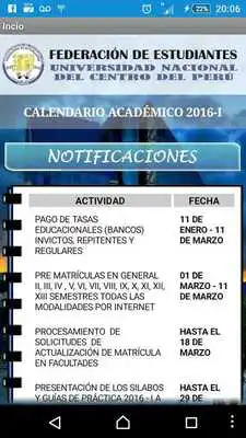 Play CALENDARIO ACADEMICO 2016-I