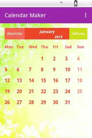 Play Calendar Maker  and enjoy Calendar Maker with UptoPlay