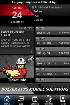 Play Calgary Roughnecks Official Ap